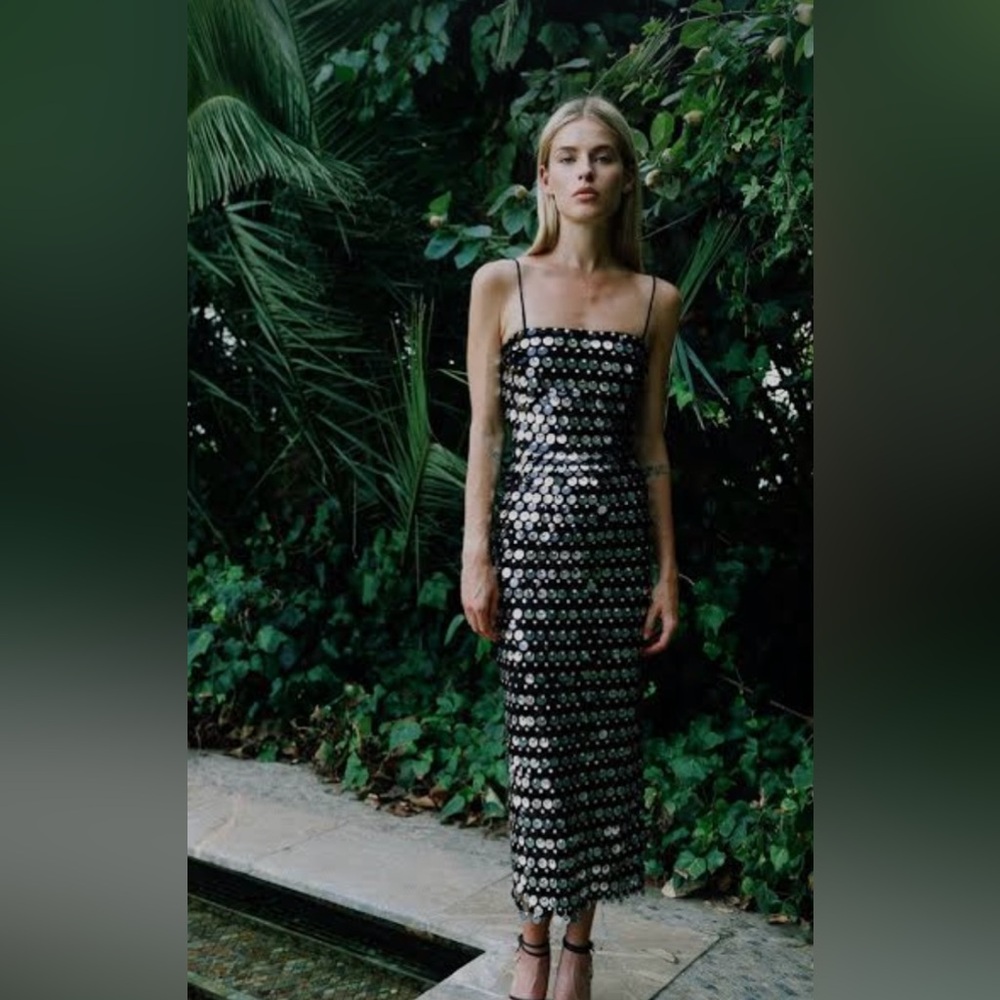 Phoenix Dress in Night Rider Lily, The New Arrivals by Ilkyaz Ozel, Size 36